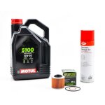 Kit entretien vidange pour bmw g 650 gs sertao de 2012 � 2014 - motul 5100 15w50 4l