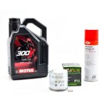 Kit entretien vidange pour bmw r 1150 r rockster de 2003 � 2005 - motul 300v road racing 15w50 4l