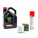 Kit entretien vidange pour bmw r 1150 rt de 2000 � 2006 - motul 5100 15w50 4l