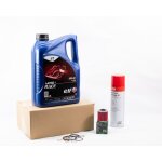 Kit entretien vidange standard pour aprilia sxv 450 de 2005 � 2017 - elf moto 4 race 10w60 4l