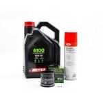 Kit entretien vidange standard pour honda cb 600 f hornet de 2005  2015 - motul 5100 10w30 4l
