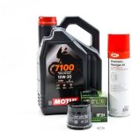 Kit entretien vidange standard pour honda cbf 1000 f de 2010 � 2016 - motul 7100 10w30 4l