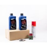 Kit entretien vidange standard pour suzuki an 400 burgman de 2007 � 2024 - elf moto 4 maxi tech 10w30 ...