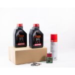 Kit entretien vidange standard pour suzuki an 400 burgman de 2007 � 2024 - motul 7100 10w30 2l