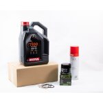 Kit entretien vidange standard pour suzuki dl 650 v - strom de 2004 � 2023 - motul 7100 10w40 4l