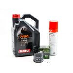 Kit entretien vidange standard pour yamaha fjr 1300 de 2003 � 2021 - motul 7100 10w40 4l