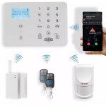 Ultra secure - kit essentiel 4g alarme maison gsm sans - fil - centrale kp - 9 2g + 3g + 4g + dtecteur ...