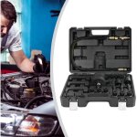 Kit d'extracteurs d'injecteurs diesel pneumatiques 24 pi�ces pour bosch delphi, noir