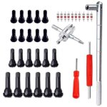 Kit d'extraction et d'installation de tige de valve de pneu ? 10 pices tr412, 6 pices tr413, 6 pices ...