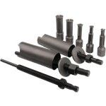 Kit d'extraction de roulements de v�lo, 12 pi�ces, outil multifonction pour la r�paration de v�los et ...