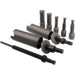 Kit d'extraction de roulements de v�lo, 12 pi�ces, outil multifonction pour la r�paration de v�los et ...