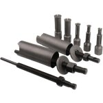 Kit d'extraction de roulements de v�lo, 12 pi�ces, outil multifonction pour la r�paration de v�los et ...