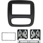Kit de fa�ade d'autoradio st�r�o 2 din compatible pour renault trafic pour opel vivaro 2015 +