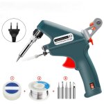 Kit de fer à souder, 60 w 220 v pistolet à souder avec interrupteur marche / arrêt, outil de soudage ... Kit de fer à souder, 60 w 220 v pistolet à souder avec interrupteur marche / arrêt, outil de soudage ...