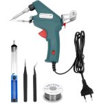 Kit de fer � souder, pistolet � souder 60w avec fil � souder �1mm, pompe � dessouder et 2 pince �piler, ...