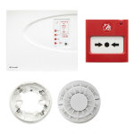 Kit anti - incendie comelit avec centrale conventionnelle 43kit102