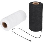 Kit de fils  coudre en coton pour point de croix, 2 pices de fil pour machine  broder, fil de chane ...