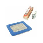 Kit filtre � air g�n�rique ? bougie champion rj19lm ? dimensions 132x115x20mm ? compatible moteurs briggs ...