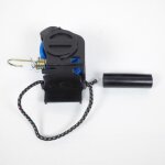 Kit fixation arrimage barre toit tendeur sandows bleu avec