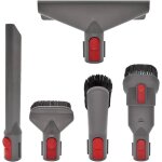 Kit de fixation de brosse et de buse 5 en 1 avec tuyau r�tractable pour aspirateurs dyson v7, v8, sv10, ...