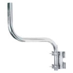 Kit fixation murale en s diametre 40mm deprot 46cm erard 800933