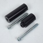Kit fixation noir crash pads bihr pour moto suzuki 650 sv 2003 - 06