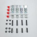 Kit fixation platine top case sur porte bagage pour moto scooter