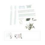 Kit de fixation porte frigo intgrable + systme glissire pour refrigerateur whirlpool