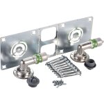 Kit de fixation pour robinetterie sanitaire sur plaque de pl�tre pour tubes multicouche � sertir - 20x2 ...
