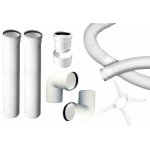 Mbm ? kit de flexibles pour chaudi�re � condensation dn 60 ? tuyau flexible 10 m�tres en pps ? �vacuation ...