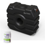 Kit fosse septique rectangulaire a enterrer 1500 litres ds eau pour 4 personnes avec produit activateur. ...