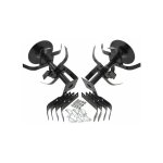 Kit fraises universel complet motobineuse