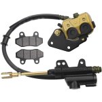 Kit de frein arrire avec matre - cylindre et plaquettes de frein pour motos 50cc, 70cc, 90cc, 110cc ...