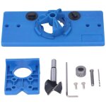 Kit de gabarit de charni�re dissimul�e de 35 mm, scie cloche de charni�re, guide de per�age, jeu de forets, ...