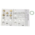Kit injecteurs gicleurs gaz butane pour four et cuisini�re ? remplacement pour mod�les beko et leisure ...