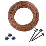 Kit d'installation 150 m de fil 300 clous 3 connecteurs pour tondeuses robot ambrogio