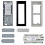 Bpt - kit d'interphone base installation avec platine de rue thangram syst�me 2 fils