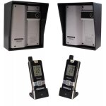 Kit interphone ultracom2 argent double entre 600 mtres autonome individuel avec visires noires + ...