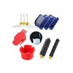 Stoex - kit de irobot roomba aspirateur robot roue avant + filtre + brosse latrale pour 600 536 551 ...