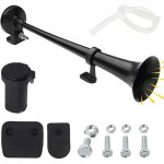 Kit klaxon pneumatique 12 v 128 db avec compresseur, pour voitures, camions, bateaux et motos 12 v (tube ...