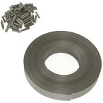Idmarket - kit de lamelles occultantes pvc gris clair l. 60 m pour panneau grillagé Idmarket - kit de lamelles occultantes pvc gris clair l. 60 m pour panneau grillagé