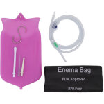 Kit de lavement professionnel r�utilisable en silicone sans bpa, 2 litres pour soins de sant�