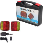 Kit de lumi�res de remorque carr�es, sans fil, �tanche ip65, magn�tique, rouge, jaune, dc5v