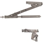 Kit magicube 130 gauche avec compas court pour oscillo - battant aluminium - fapim spa