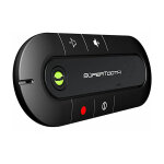 [jamais utilis] kit mains libres bluetooth visor speakerphonecar pour smartphone compatible (noir) - ...