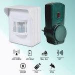 Kit maison connect�e d�tecteur de mouvement et prise wifi blyss ext�rieur