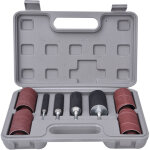 Kit de manchon de tambour de pon�age, outil de polissage du m�tal et du bois, abrasif pour le travail ...