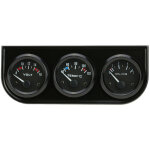 Kit manom�tres �lectroniques 3 en 1 , pression d'huile, temp�rature d'eau, voltm�tre, 52 mm pour voiture ...