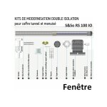 Kit de modernisation pour fen�tre coffre tunnel et menuis� tradi s&so rs100 io somfy