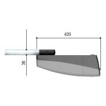 Came - kit ver sans rail motorisation porte de garage 24v 8k01mv - 005